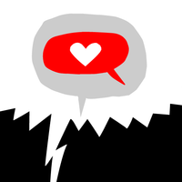 Speech Bubbles Flag by Harald Geisler