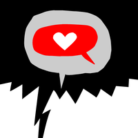 Speech Bubbles Flag by Harald Geisler