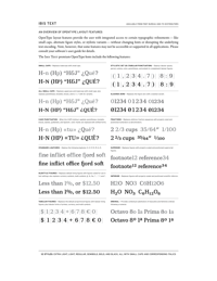 Ibis Text OT Features
