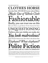 Willimas Caslon Text Samples