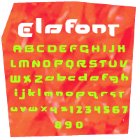 Elefont Emboss
