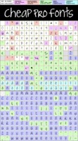 Joyful Juliana - glyphs