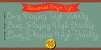 Steinweiss Script Light by Michael Doret