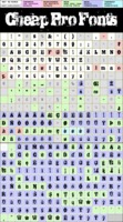 Trashed Pro - glyphs