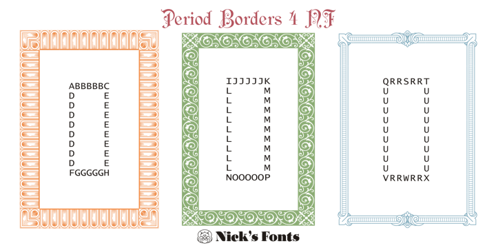 Period Borders NF