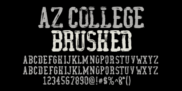 AZ College Brushed