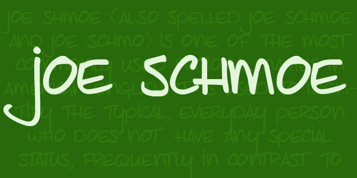 Joe Schmoe
