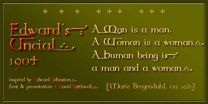 Edward's Uncial 1904