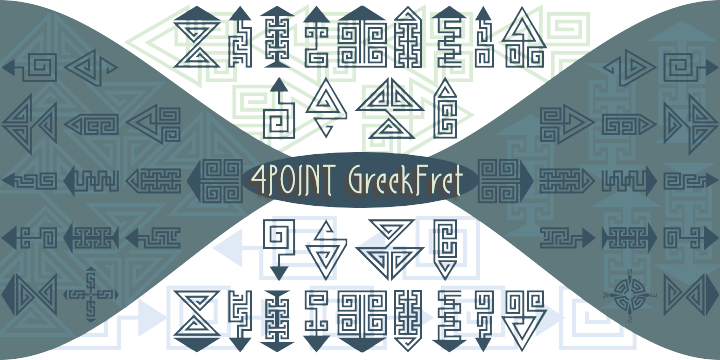 4 Point Greek Fret