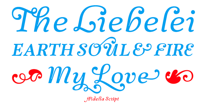 Fidelia Script