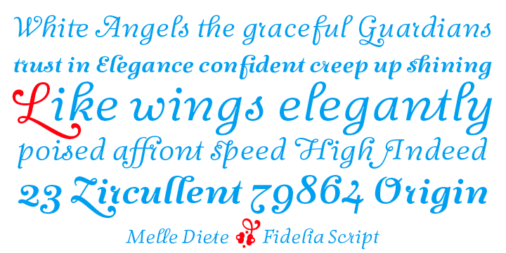 Fidelia Script