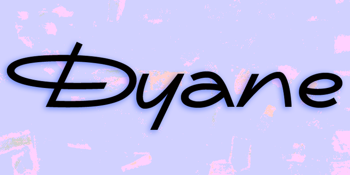 Dyane is based on monolinear scripts from the Bauhaus time