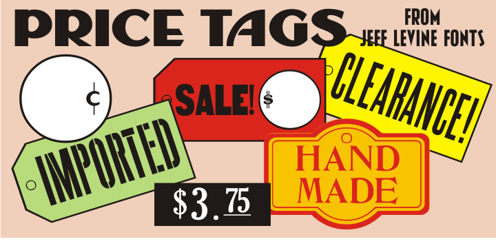 Price Tags JNL