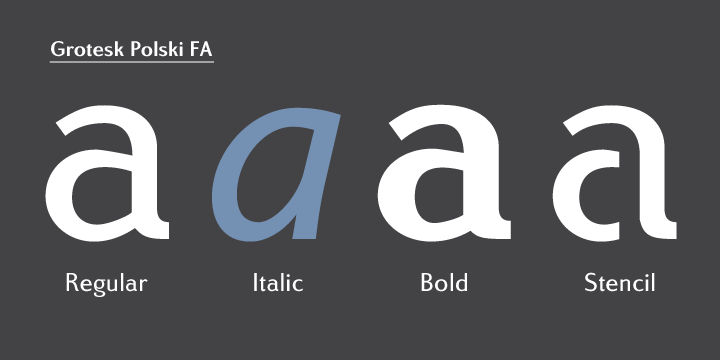 Grotesk Polski FA