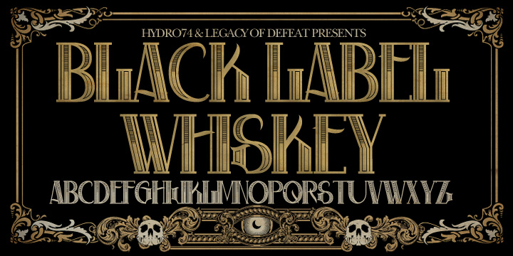 H74 Black Label Whiskey