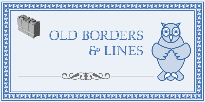 Old Borders And Lines™