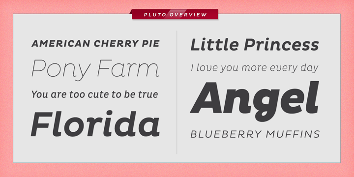 Pluto Italics™