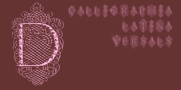 Calligraphia Latina Versals