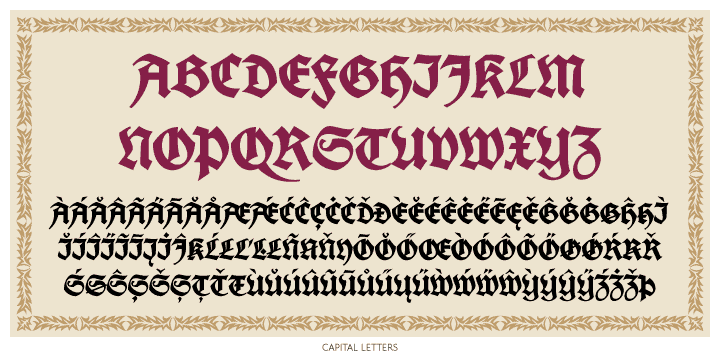 Fette Deutsche Schrift