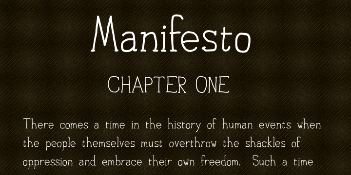 Personal Manifesto
