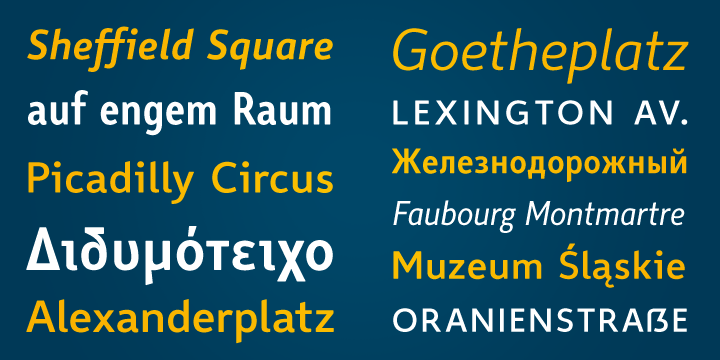 Wayfinding Sans Pro