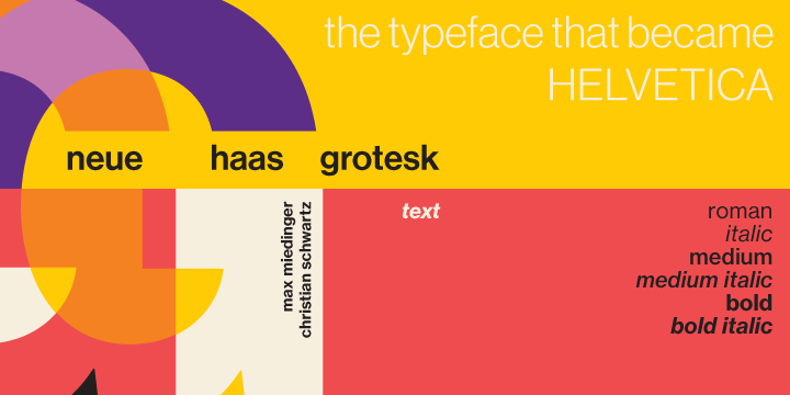 Neue Haas Grotesk™