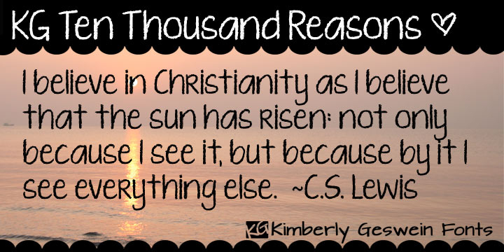 KG Ten Thousand Reasons