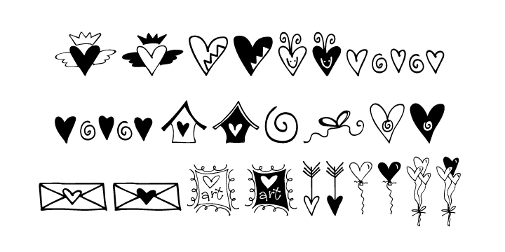 Hearts And Swirls Too™