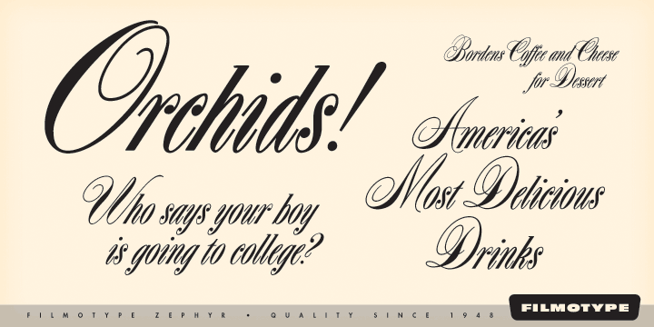 Filmotype Zephyr™
