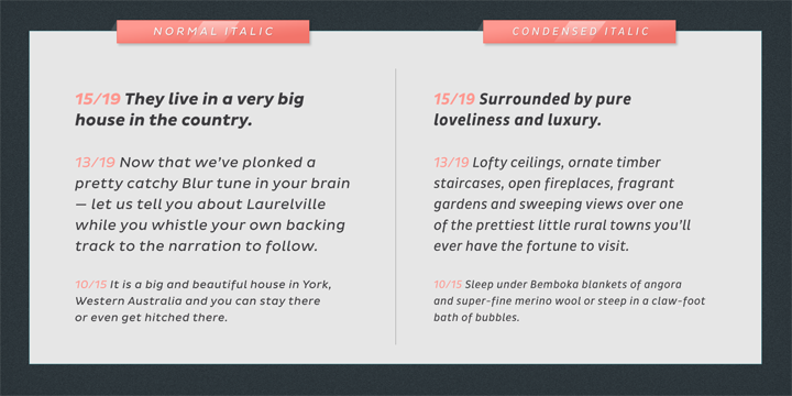 Pluto Sans Italics™