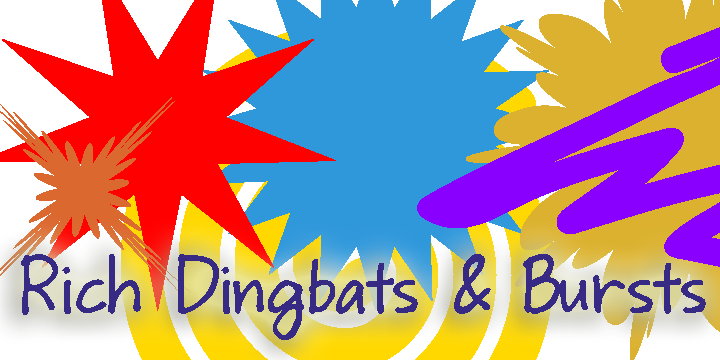 Rich Dingbats & Bursts