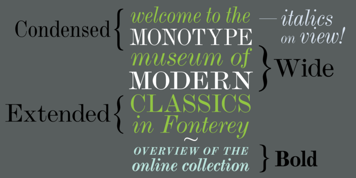 Monotype® Modern