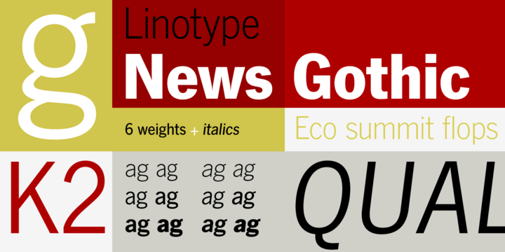 News Gothic No. 2™