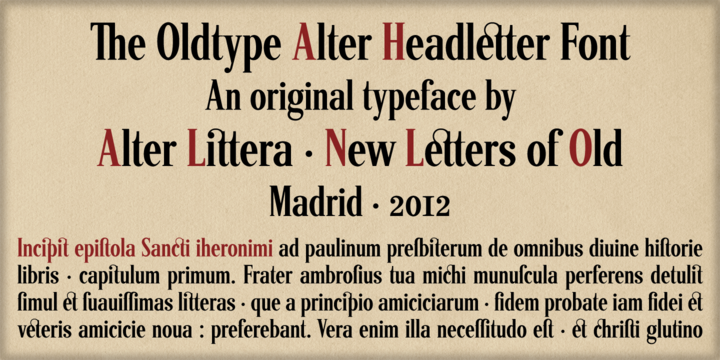 Alter Headletter