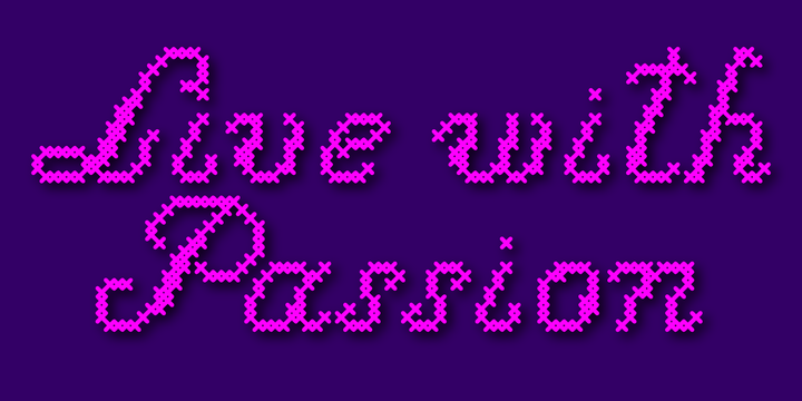 Cross Stitch Cursive