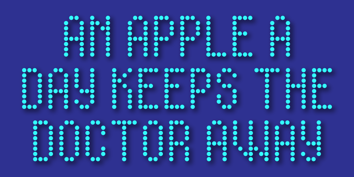 Display Dots Four Sans