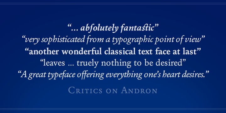 Andron 1 Latin Corpus™