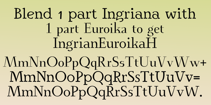 Ingrian Euroika™