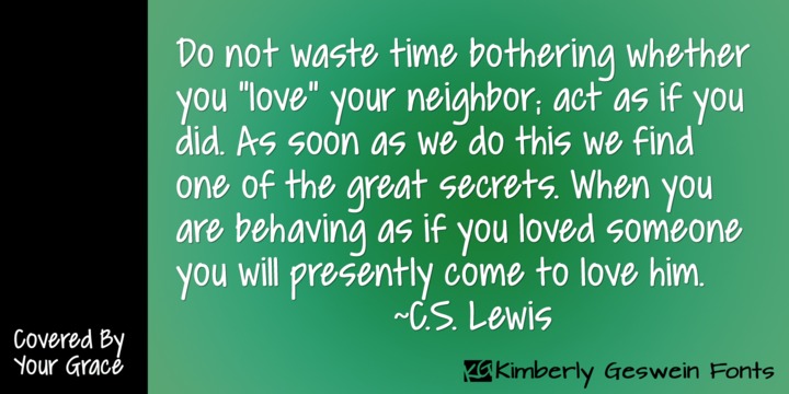 Covered By Your Grace