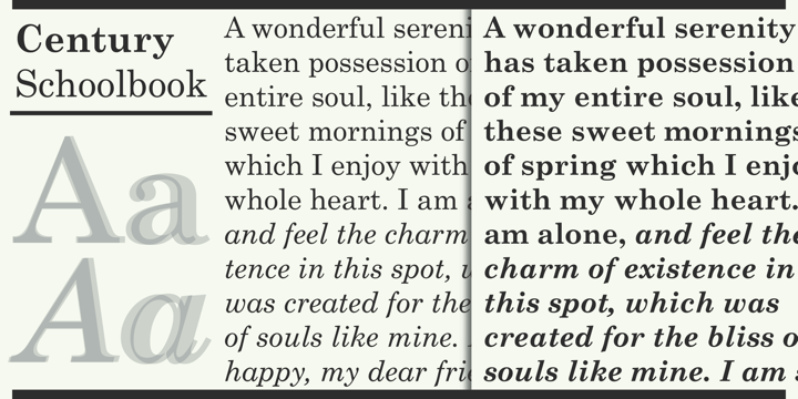 Century® Schoolbook