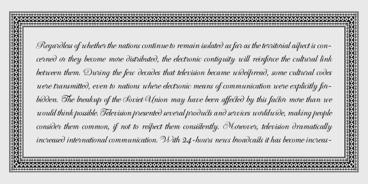 PF Bodoni Script Pro™