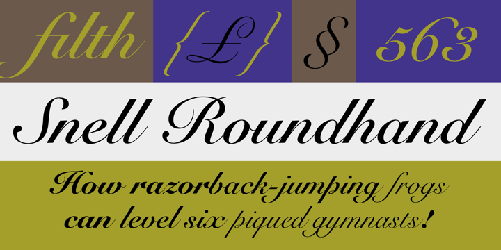 Snell Roundhand®