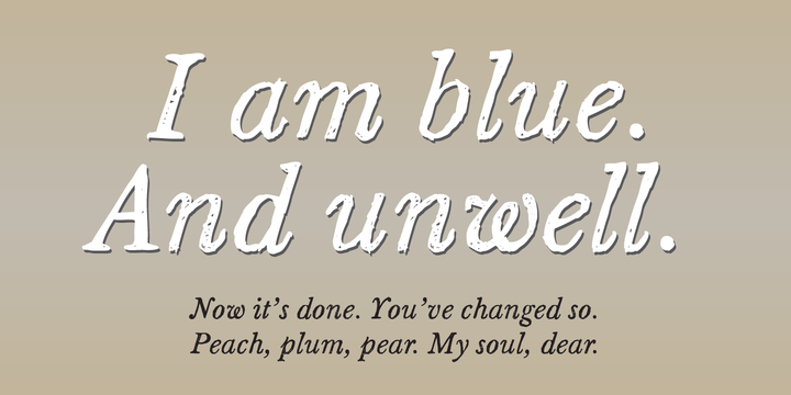 Sketch Caslon Italic