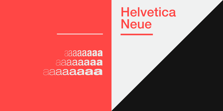 Helvetica® Neue