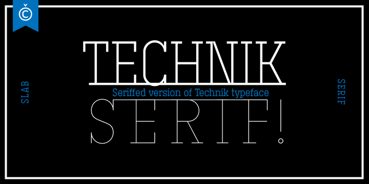 Technik Serif
