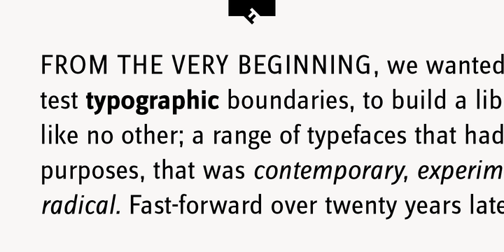 FF Zine Sans Display®