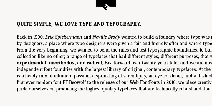 FF Zine Serif Display®
