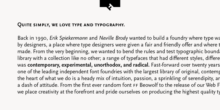 FF Scala Sans Pro™