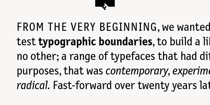 FF Letter Gothic Text®