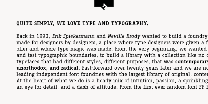 FF Fago Correspondance Serif Pro®